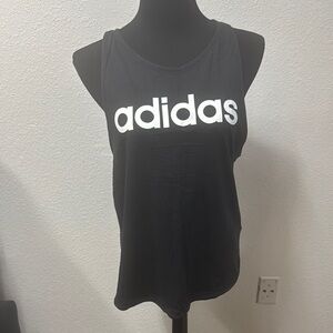 Adidas Black Racerback Tank Top